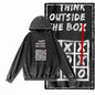 Think Outside the Box Acid-Washed Black Graphic Hoodie