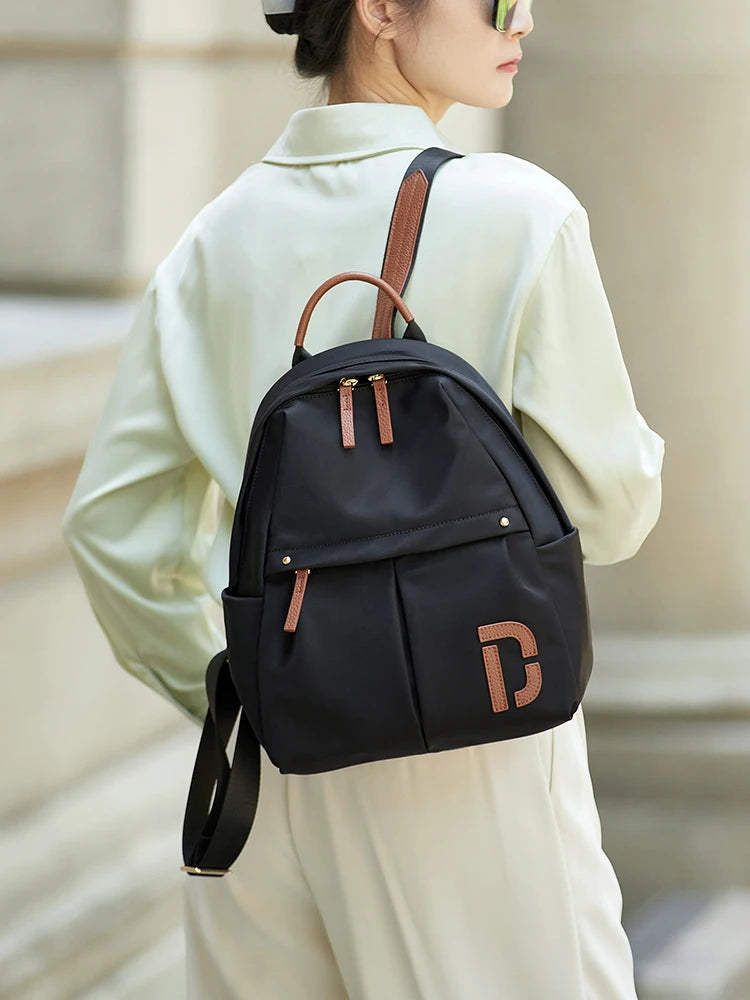 ZOOLER Oxford & Leather Backpack