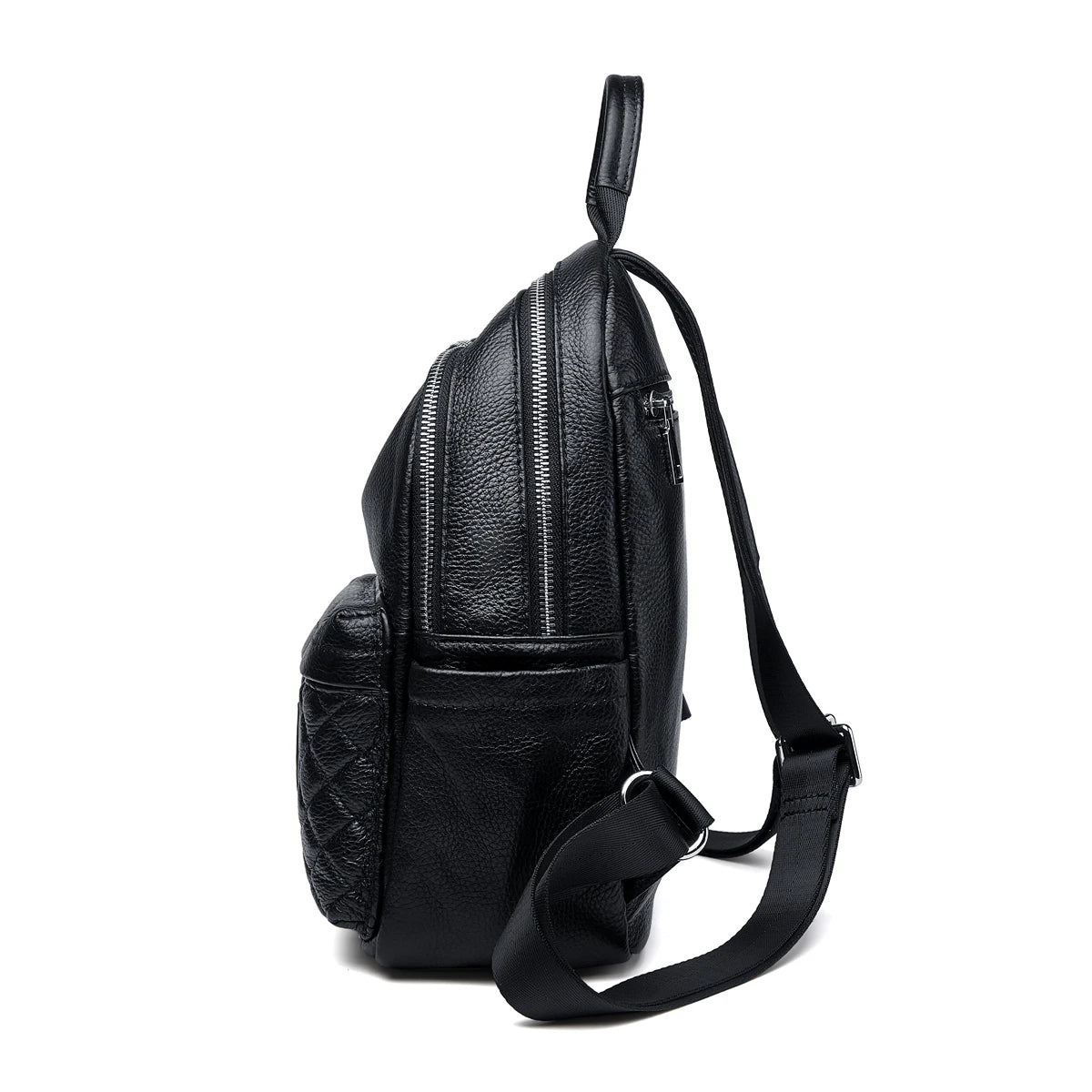 ZOOLER Full Skin 100%Genuine Leather Backpack Black Women's New Fashion Large Travel Bag Designer Business Need #SC1518