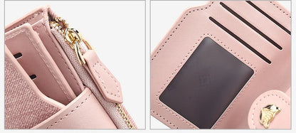 FOXER Women's Soft PU Leather Coin Wallet