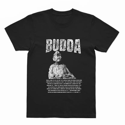 COOLMIND U0003 Buddha Statue Graphic Cotton Tee