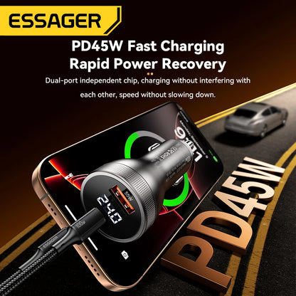 Essager 100W USB C Car Charger