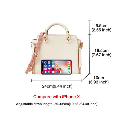 FOXER Split Leather Women's Shoulder Bag
