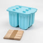 Silicone Popsicle Mold with Lid for Easy Ice Cream Making - Practical Kitchen Tool & Accessory