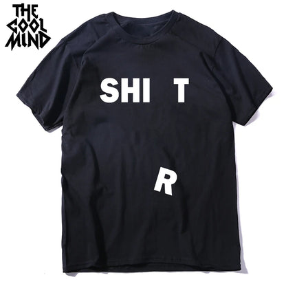 COOLMIND FU0123A Funny Graphic Cotton Tee
