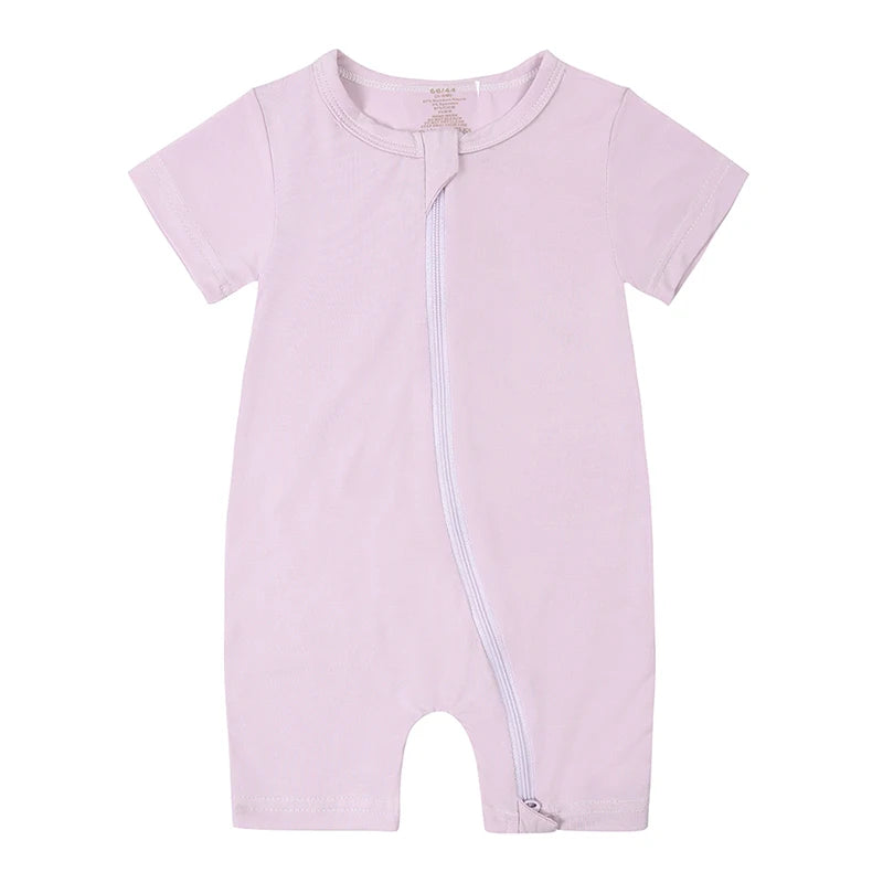 Kids Tales Little Breeze Bamboo-Blend Zip Baby Romper