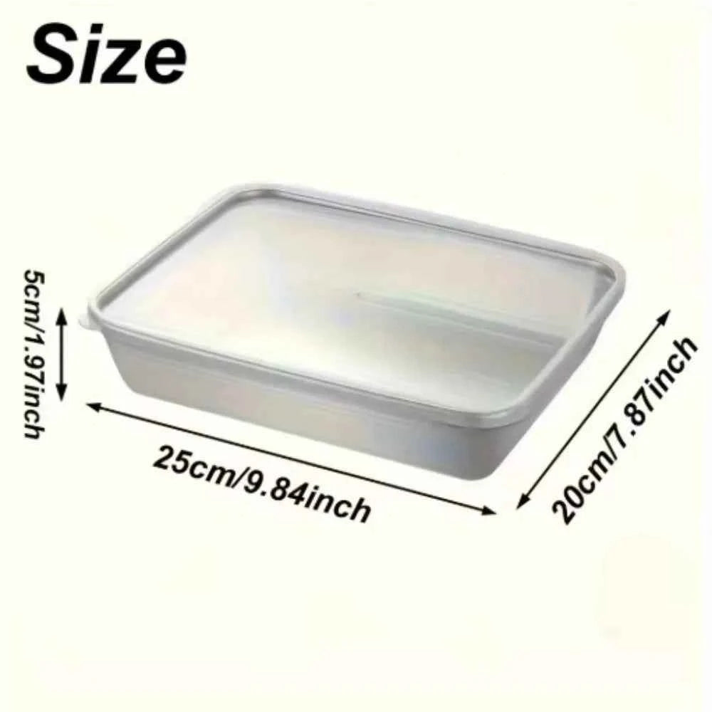 9-Piece Stackable Stainless Steel Baking Containers