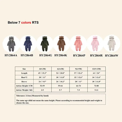 Kids Tales Little Cuddle Hooded Zip Baby Romper