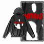 COOLMIND G20 Acid-Washed Black Graphic Hoodie