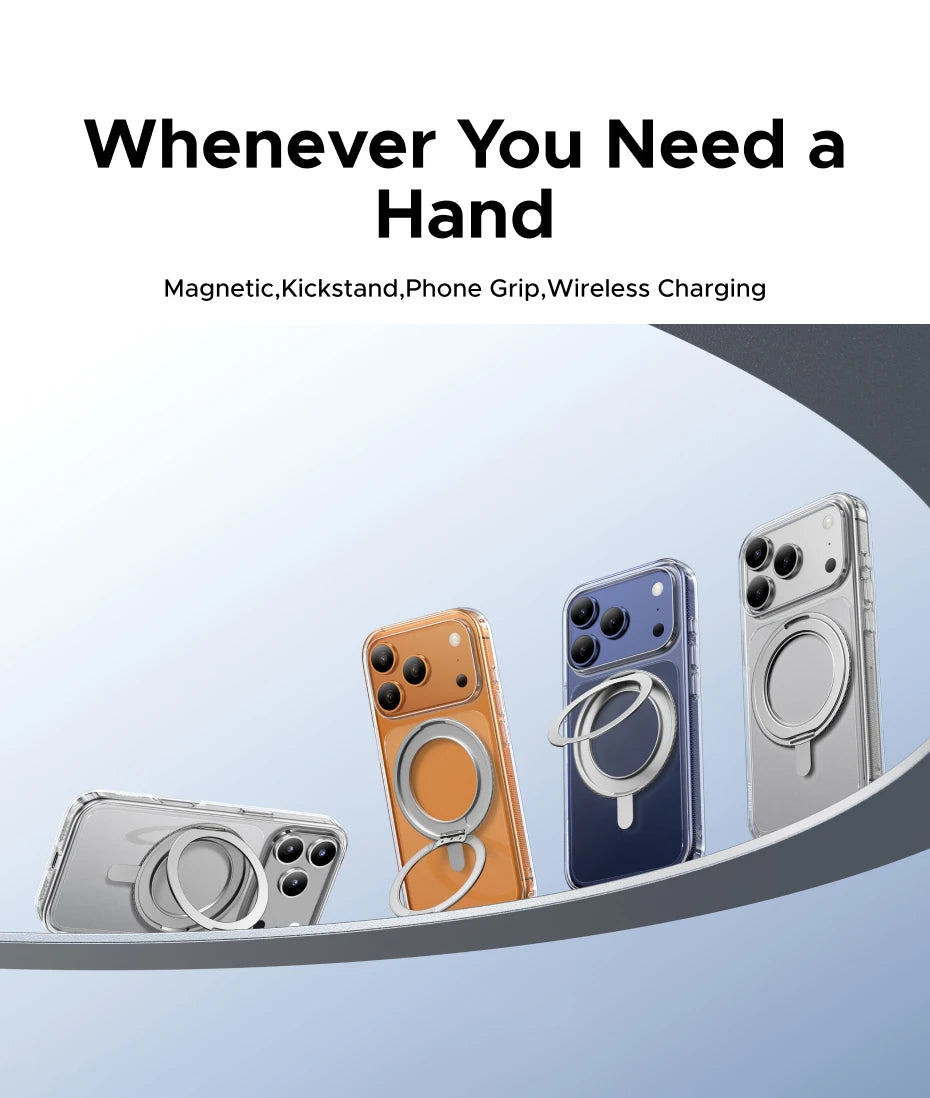 UGREEN for iPhone 17 Pro Max 360° Magnetic Stand Case Cover for iPhone 17pro for Magsafe Rotatable Magnet Kickstand Case