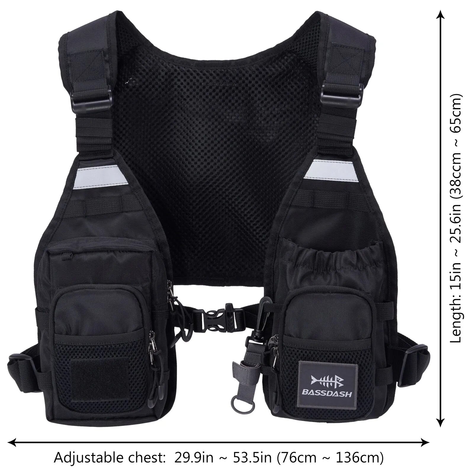 BASSDASH Ultra Lightweight Fly Fishing Vest ShopHub