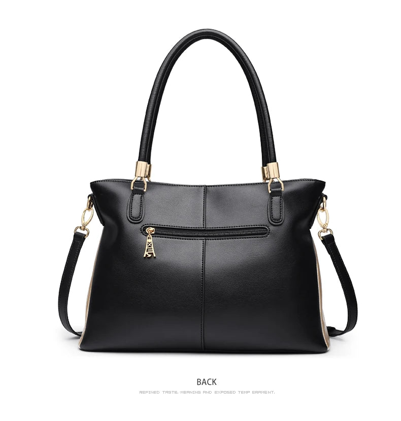 FOXER Leather Women's Shoulder Bag Cowhide Leather Crossbody Bag Luxury Female Handbag Tote Purse Festival Gift for Wife,Mom