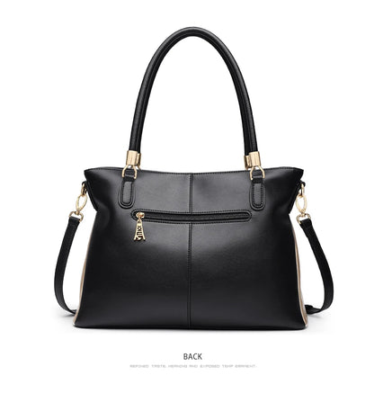 FOXER Leather Women's Shoulder Bag Cowhide Leather Crossbody Bag Luxury Female Handbag Tote Purse Festival Gift for Wife,Mom