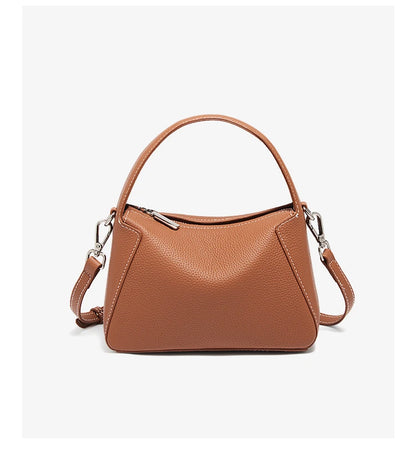 FOXER Lady's Handbag Cow Leather Shoulder Bag Small Size Crossbody Minimalist Style Bag Commute Work High Quality