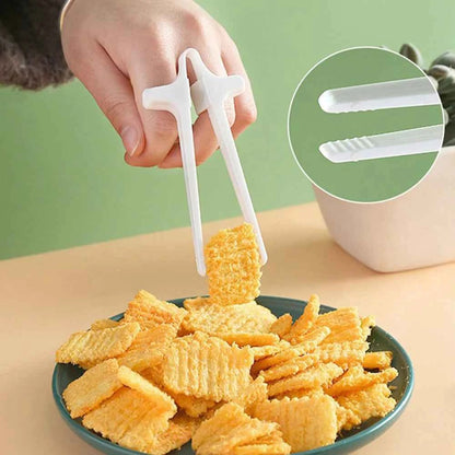 1PC Lazy Finger Food Clip, Portable Kitchen Tools, Practical Kitchen Accessories for Snacks & Gaming, Anti-Dirty Hand Design