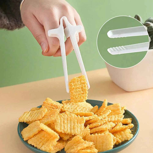 1PC Lazy Finger Food Clip, Portable Kitchen Tools, Practical Kitchen Accessories for Snacks & Gaming, Anti-Dirty Hand Design