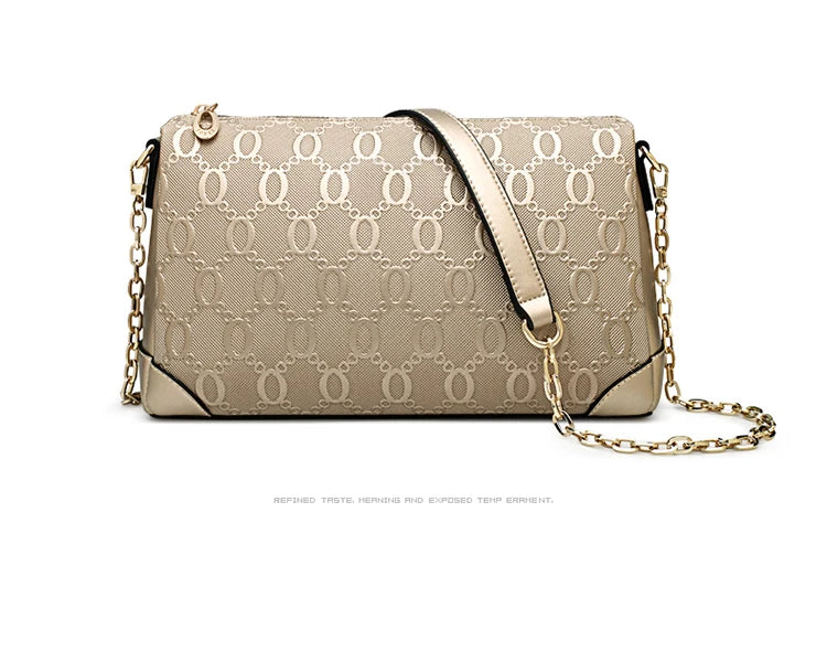 FOXER 2026 Spring Summer Women's Crossbody Bag Split Leather Fashion Chain Shoulder Bag Luxury Commuter Lady Cellphone Purse