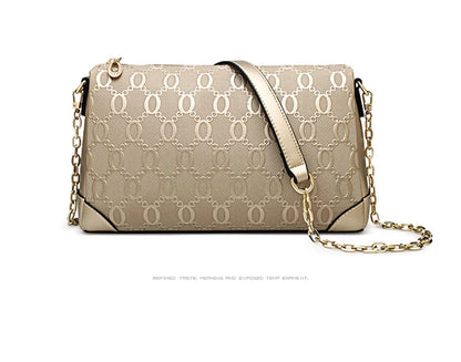 FOXER 2026 Spring Summer Women's Crossbody Bag Split Leather Fashion Chain Shoulder Bag Luxury Commuter Lady Cellphone Purse