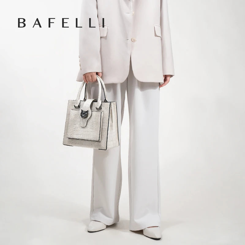 BAFELLI Women's Genuine Leather Business Handbag