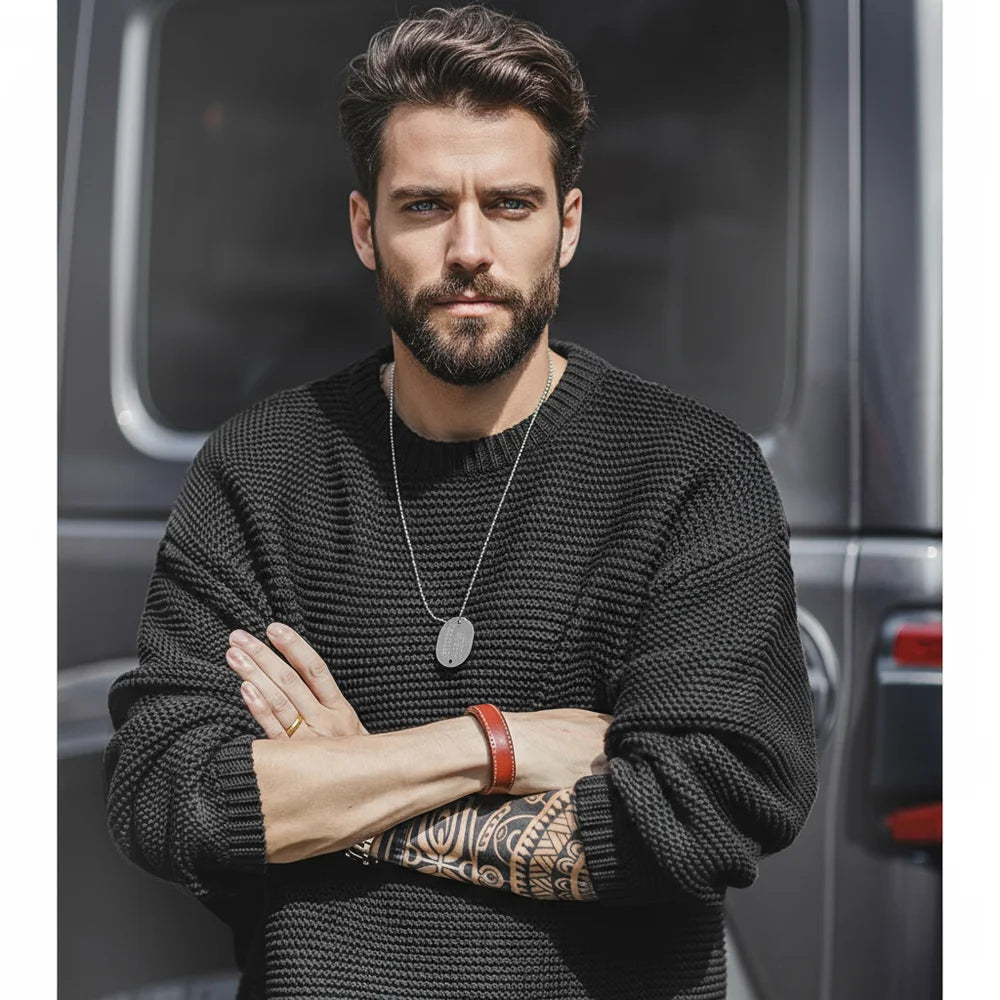 MADEN Heavyweight Crew-Neck Sweater
