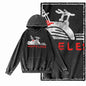 After Dark Acid-Washed Black Graphic Hoodie