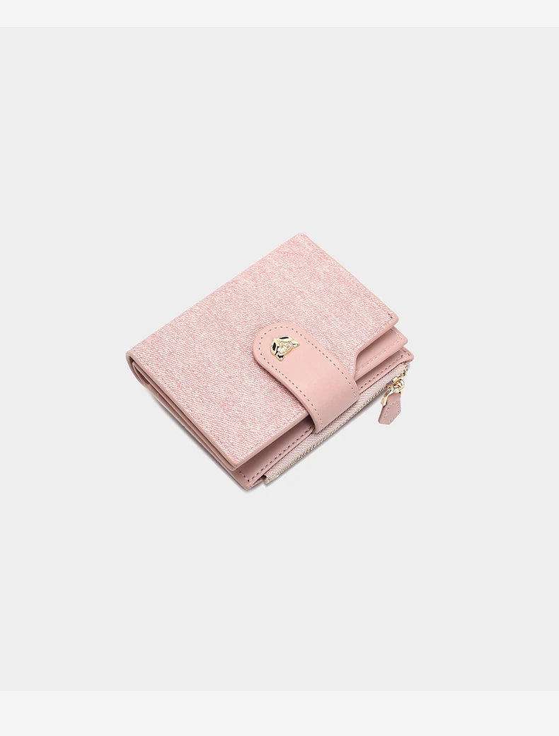 FOXER Women's Soft PU Leather Coin Wallet