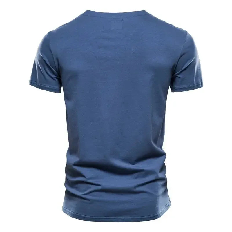 AIOPESON Cotton V-Neck T-Shirts - ShopHub