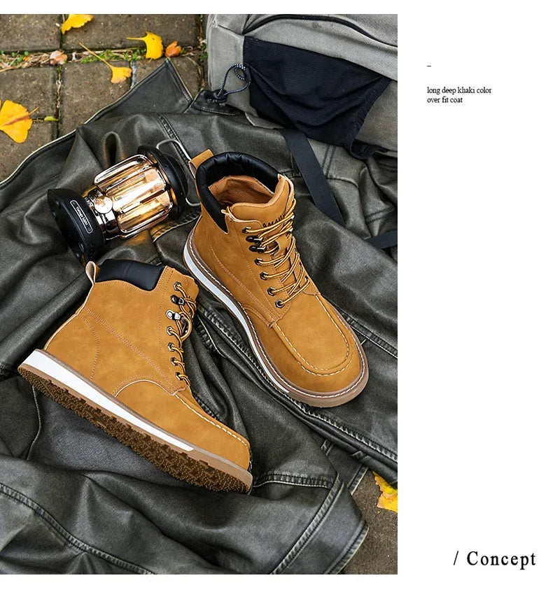 Men's High Top Safety Work Boots - ShopHub