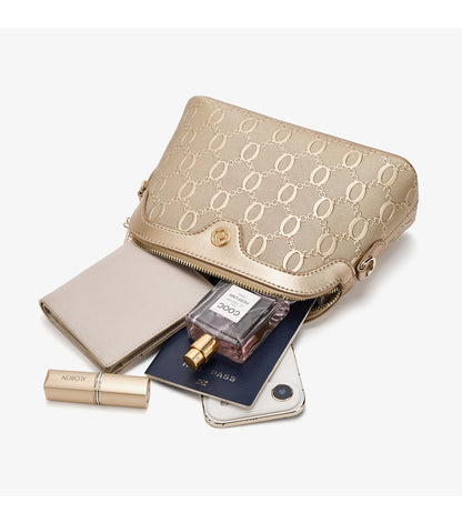 FOXER Luxury Embossed Crossbody Bag