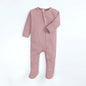 Kids Tales Tiny Steps Ribbed Cotton Footed Baby Romper
