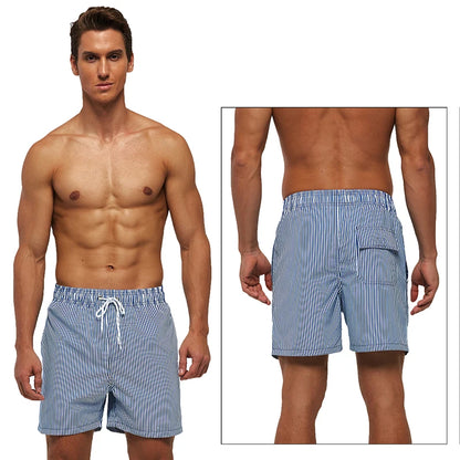 Men's ShopHub NZ boardshorts with quick-dry polyester, breathable mesh liner, ideal for gym or beach activities.