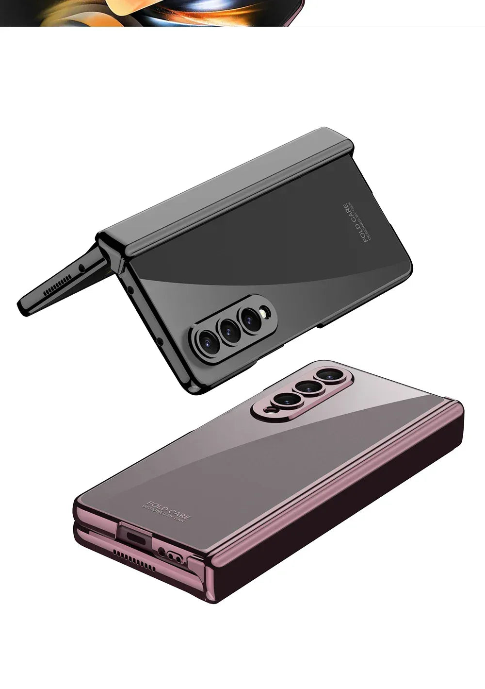 GKK Magnetic Hinge Outer Glass Case for Galaxy Z Fold 4 & 5 - ShopHub