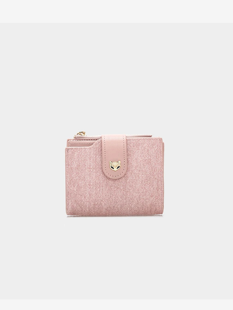 FOXER Women's Soft PU Leather Coin Wallet