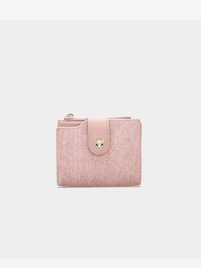 FOXER Women's Soft PU Leather Coin Wallet