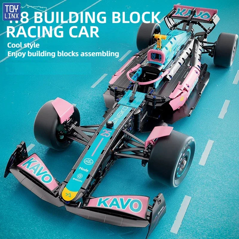 TOYLINX 1:8 Racing Super Car Building Blocks! - ShopHub