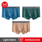 MiiOW Silkly Cool Men Underwear - 3Pcs Antibacterial Crotch Boxer Briefs
