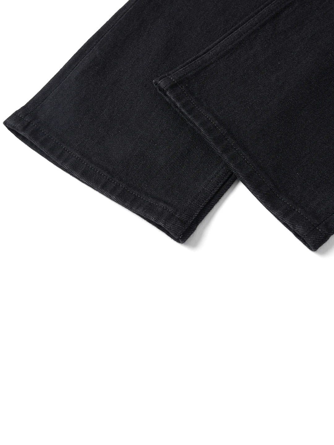 SIMWOOD 2026 Autumn 14oz Fabric Jeans Men Washed Vintage Black Denim Pants Retro Casual Trousers Male Clothing