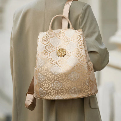 Limited New ZOOLER Handmade Cow Leather Backpack Women Fashion Bag Luxury Large Capacity Backpack Chinese Style #SC2050