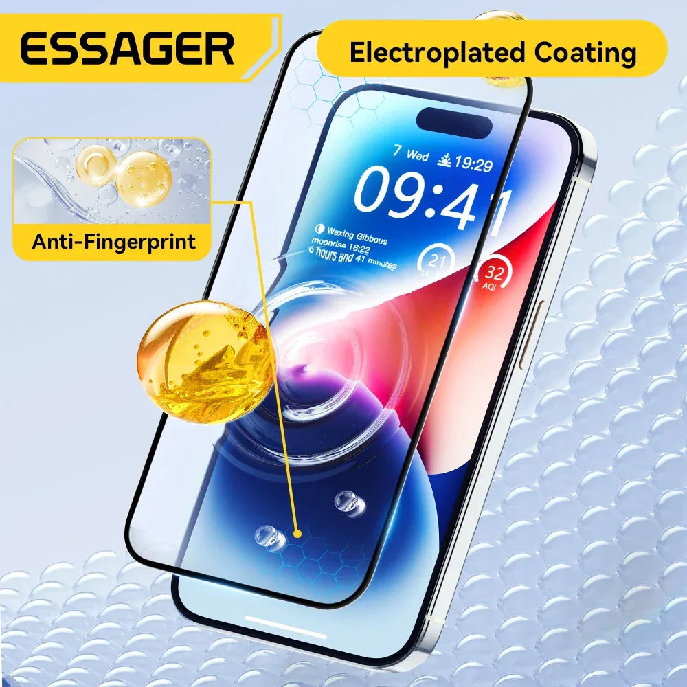 Essager Screen Protector for iPhone 16, 15, 14, and 13 Pro Max Plus - ShopHub