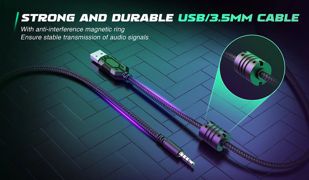 Immerse Yourself in Gaming with the FIFINE 7.1 Surround Sound Headset