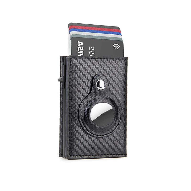 Rfid Carbon Fibe Airtag Wallets