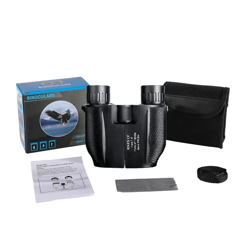 HD Binoculars – Outdoor Birding & Moon Viewing (10x25) Habicare