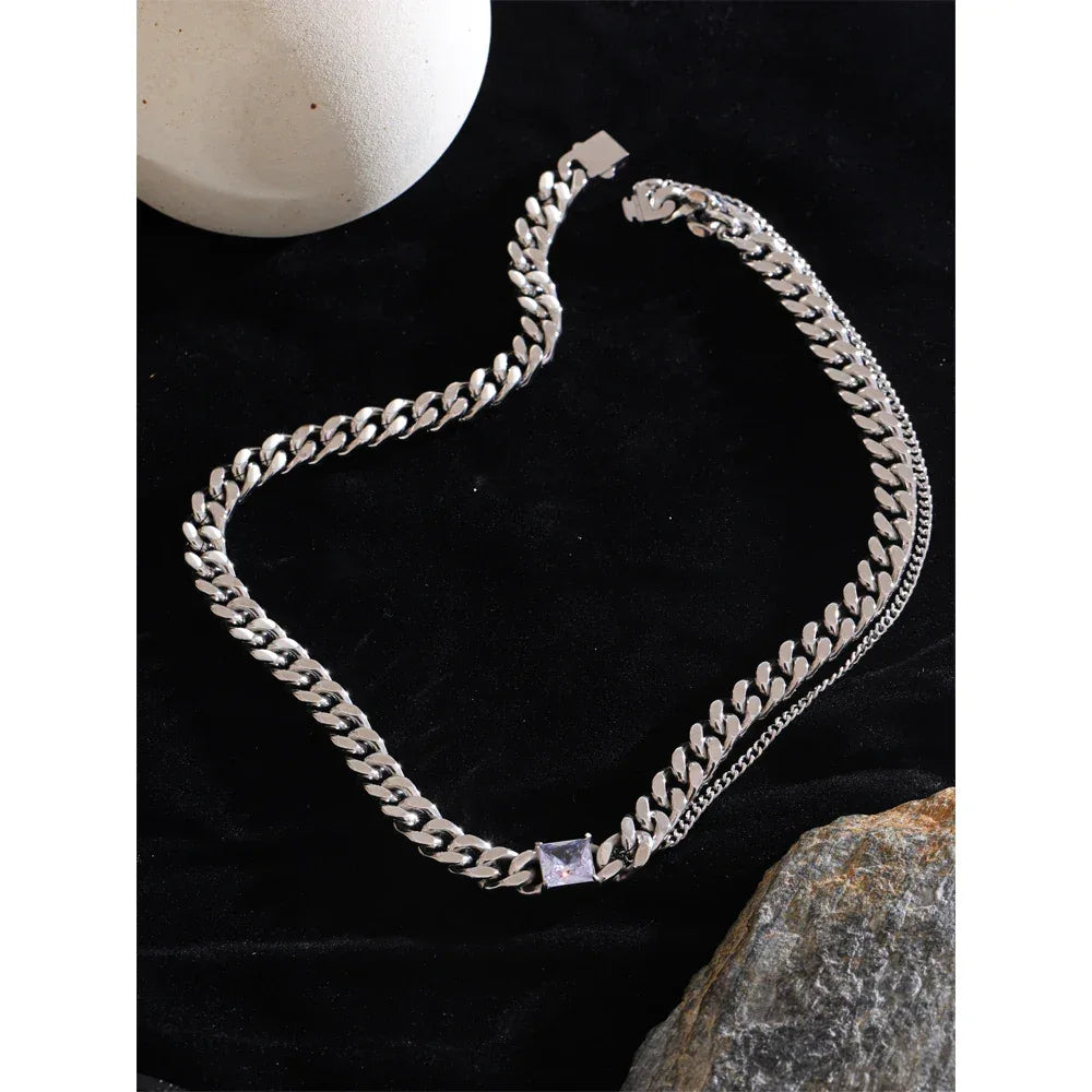 Statement Cuban Chain Necklace - ShopHub