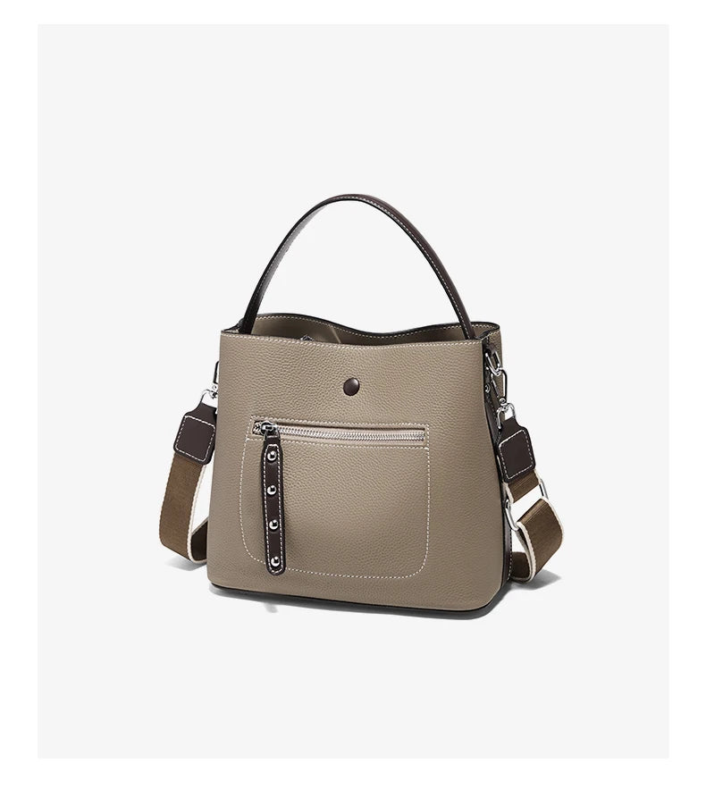 FOXER New Lady's Handbag Fashion 2026 Spring Summer Genuine Leather Casual Women Tote Bag Large Capacity Crossbody Shoulder Bag