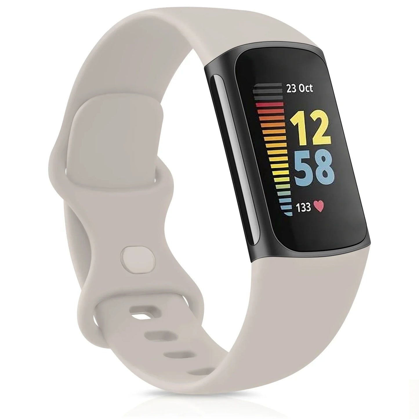 Silicone Sport Strap for the Fitbit Charge 5 Series (25 colours available) Habicare