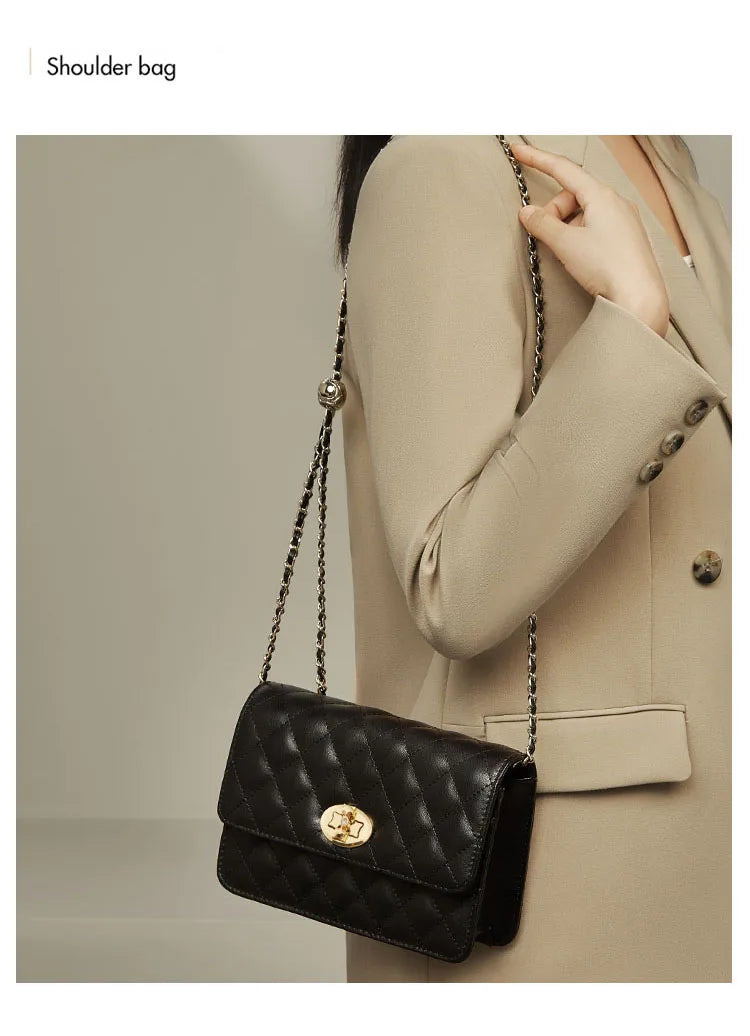 FOXER Split Leather Women's Shoulder & Crossbody Bag