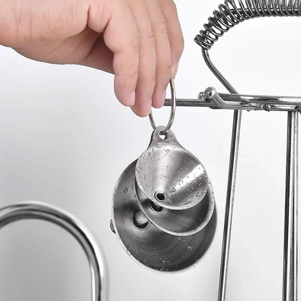 3/5pc Steel Kitchen Funnel Set
