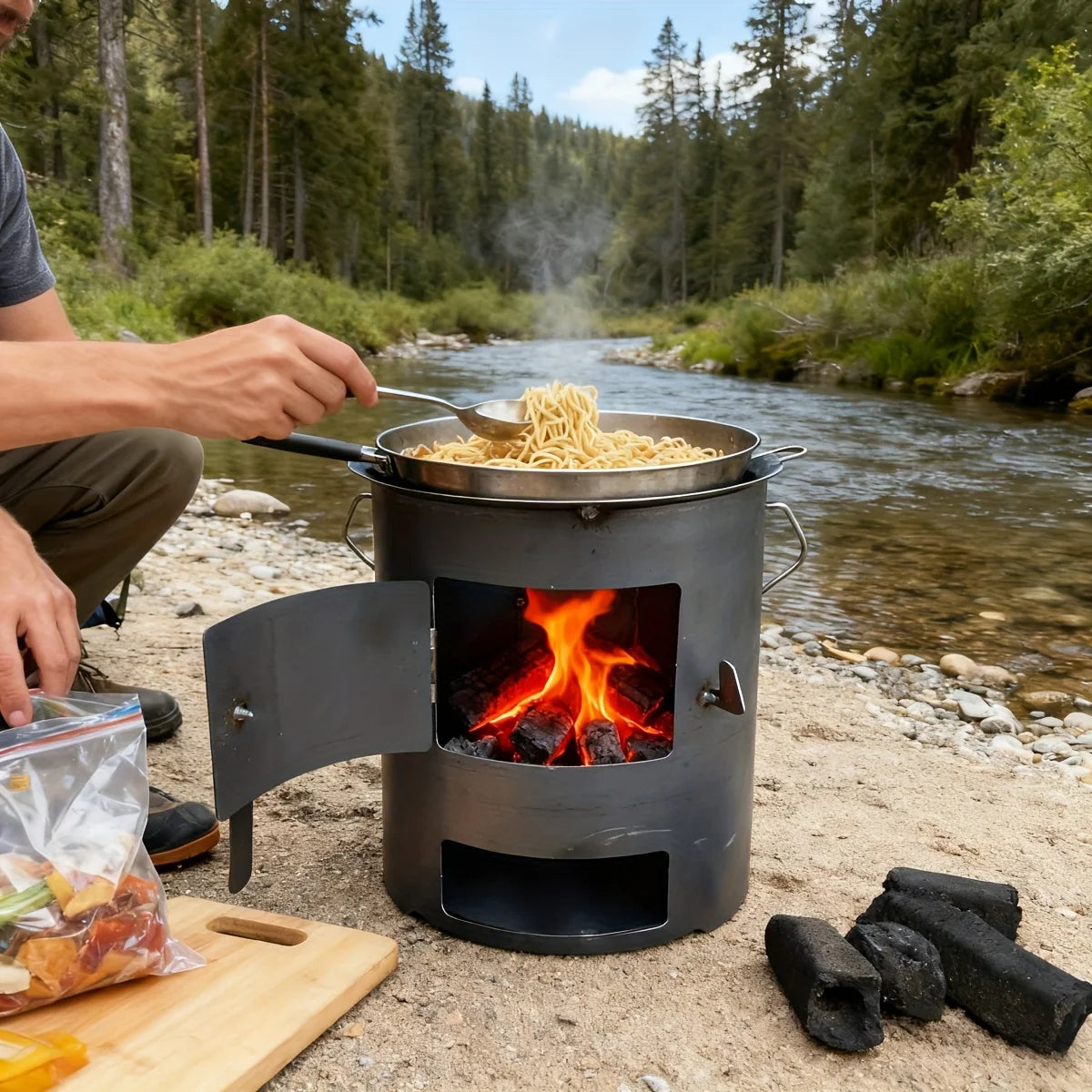 Portable Outdoor Fire Pit Stove