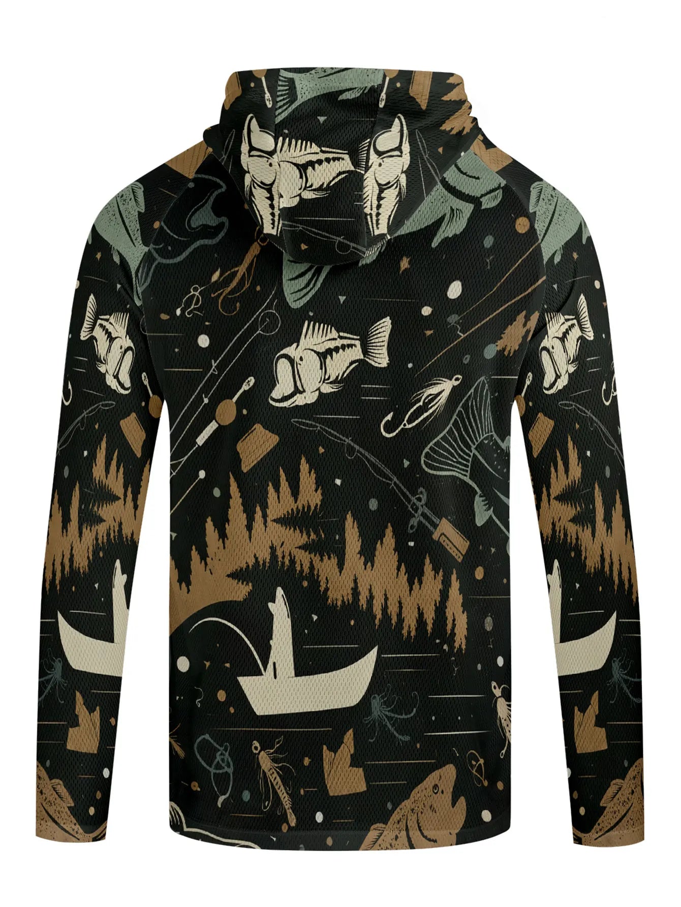 Men’s Fishing Hoodie Shirt