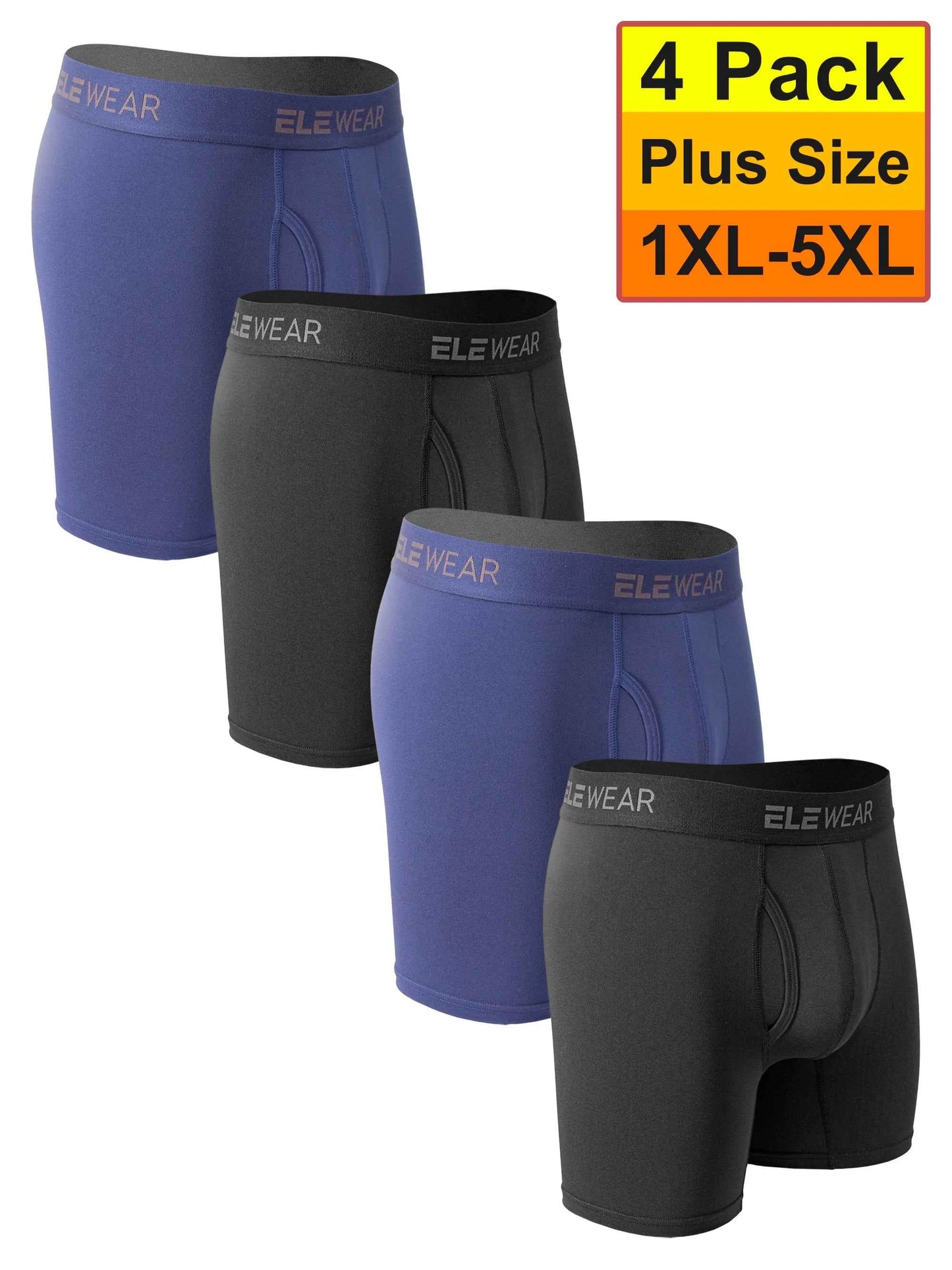 4 Pack Men's Breathable Boxers